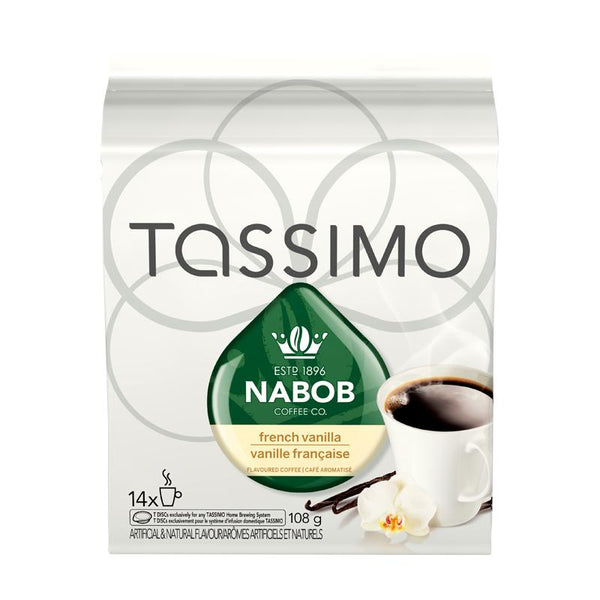Tassimo Nabob French Vanilla Coffee 14 T-Discs