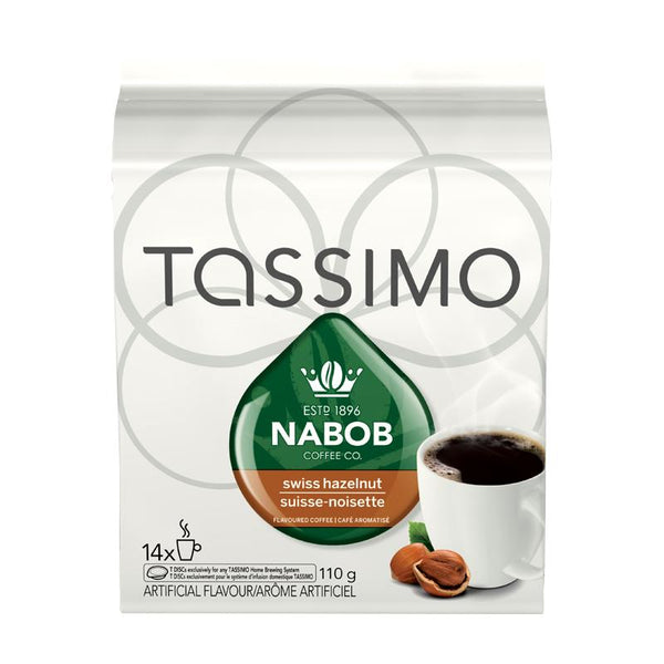 Tassimo Nabob Swiss Hazelnut Coffee 14 T-Discs