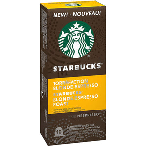 Starbucks Blonde Espresso Nespresso® Compatible Capsules, 10 Pack