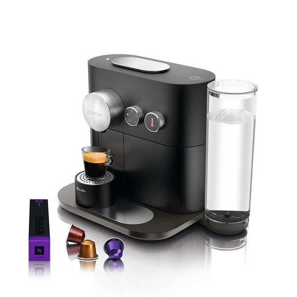 Nespresso Expert Coffee Maker & Aeroccino 3 Milk Frother, Black