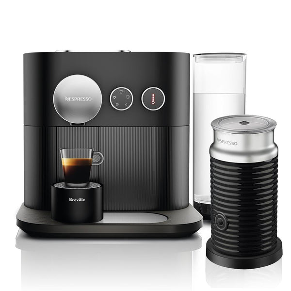 Nespresso Expert Coffee Maker & Aeroccino 3 Milk Frother, Black