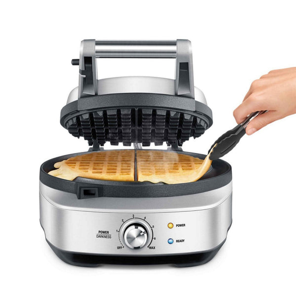 Breville the No-mess Waffle Maker, Brushed Stainless Steel