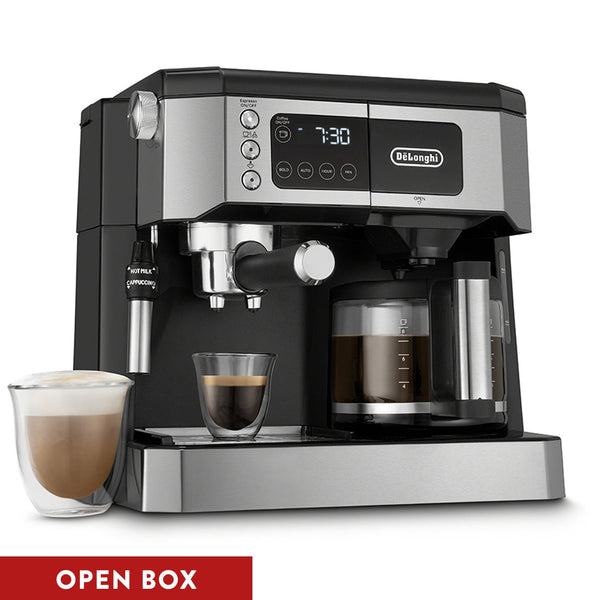Open Box (#377) DeLonghi All-In-One Coffee & Espresso Maker, COM532M