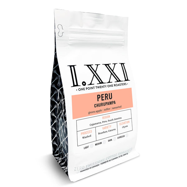 I.XXI Peru Churupampa Whole Bean Coffee, 12 oz.