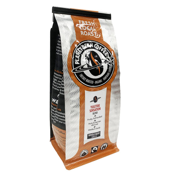 Planet Bean Yuletide Sensation Blend Whole Bean Coffee 12 oz.
