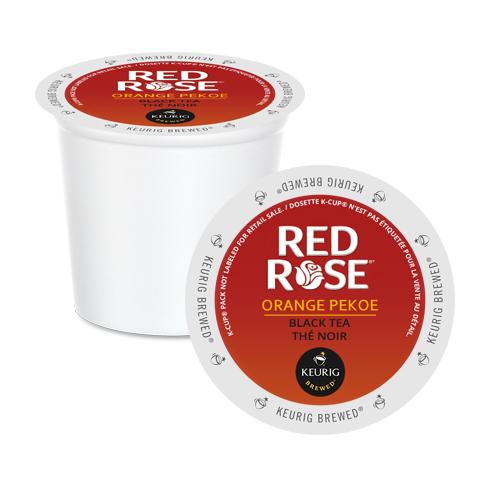 Red Rose Orange Pekoe Tea K-Cup Pods 24 Pack