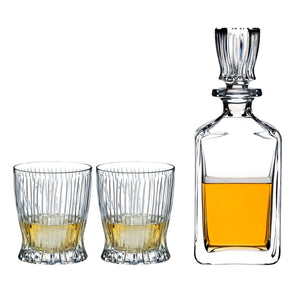 Riedel Fire Whiskey Tumbler + Decanter, Set of 3 5515/02S1
