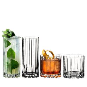 Riedel Rocks and Highball Glassware, Set of 8 #5417/57