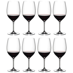 Riedel Vinum Cabernet / Merlot Glasses, Set of 8 #7416/0