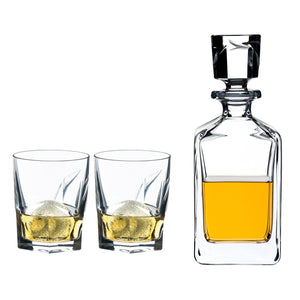 Riedel Louis Whiskey Tumbler + Decanter, Set of 3 5515/02S2