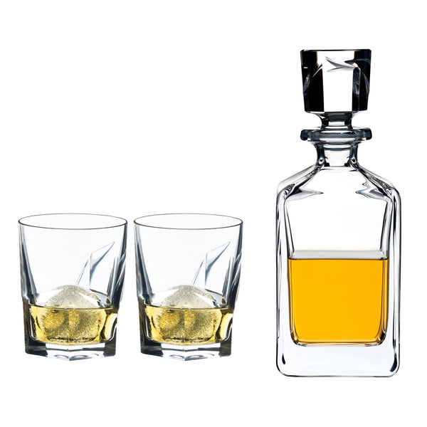Riedel Louis Whiskey Tumbler + Decanter, Set of 3 5515/02S2