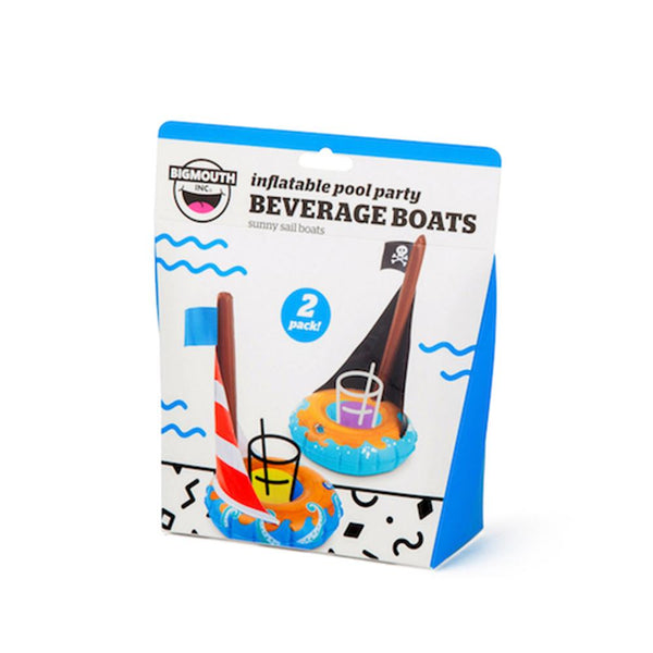 BigMouth Inc. Sail Boat Beverage Boats, Set of 2