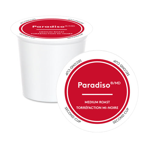 Second Cup Coffee Co. Paradiso Medium Roast Single Serve Coffee 24 Pack