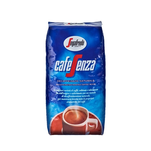 Segafredo Cafe Senza Decaf Espresso Beans, 1 kg
