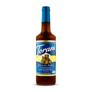 Torani Sugar Free Chocolate Macadamia Nut Syrup, 750ml