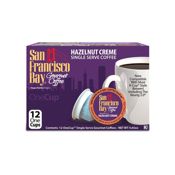 San Francisco Bay Hazelnut Creme Single Serve Coffee 12 Pack
