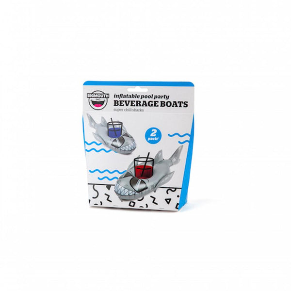BigMouth Inc. Super Chill Shark Beverage Boats, Set of 2
