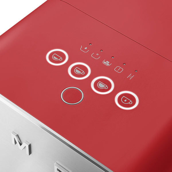 Smeg Super Automatic Espresso Machine with Hot Water - Matte Red