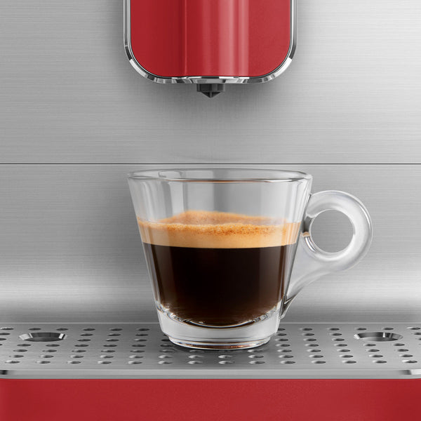Smeg Super Automatic Espresso Machine with Hot Water - Matte Red