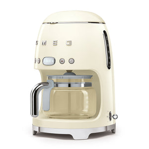 Smeg 50s Style Drip Filter Coffee Machine, Cream
