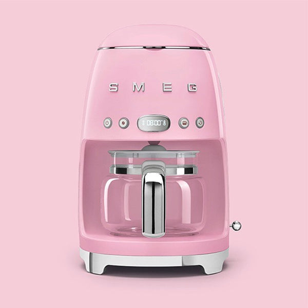 Smeg 50s Style Drip Filter Coffee Machine, Pink