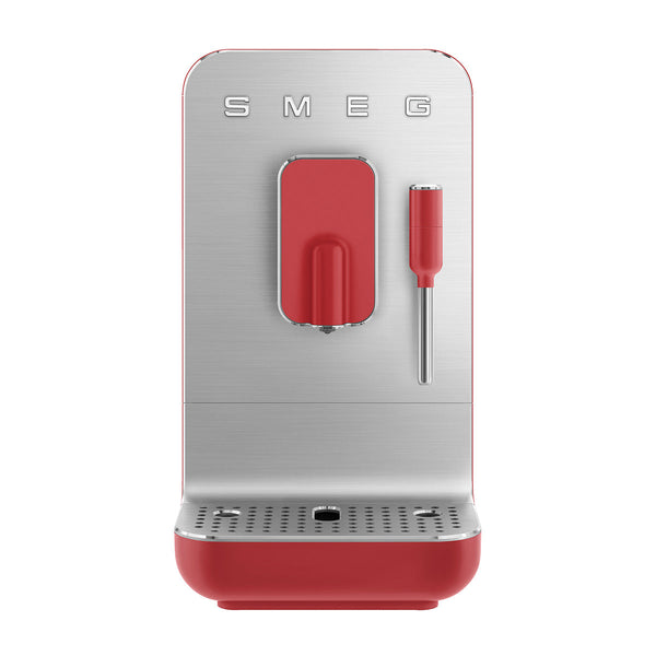 Smeg Super Automatic Espresso Machine with Steam Wand - Matte Red