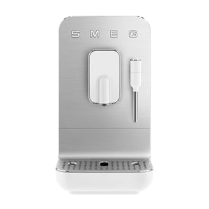 Smeg Super Automatic Espresso Machine with Steam Wand - Matte White