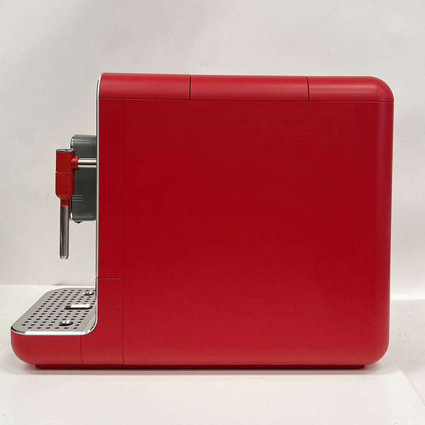 Open Box (#372) Smeg Super Automatic Espresso Machine with Steam Wand - Matte Red