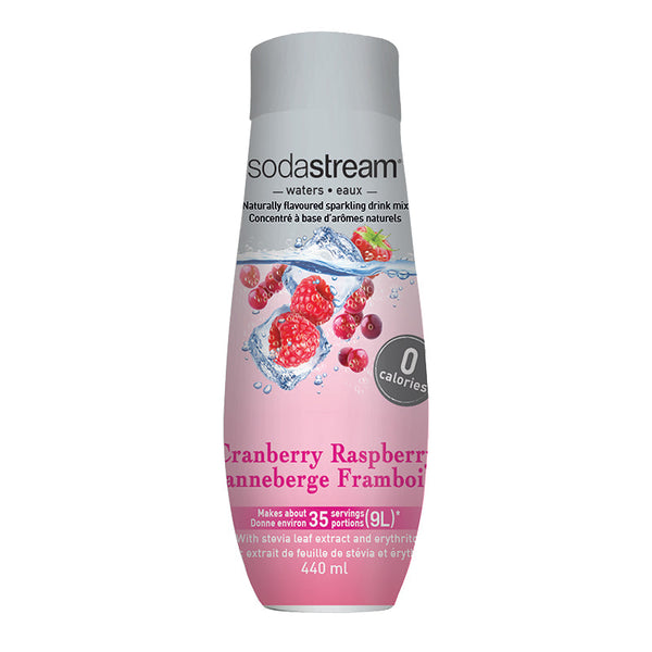 SodaStream Waters Zeros Cranberry Raspberry 440ml