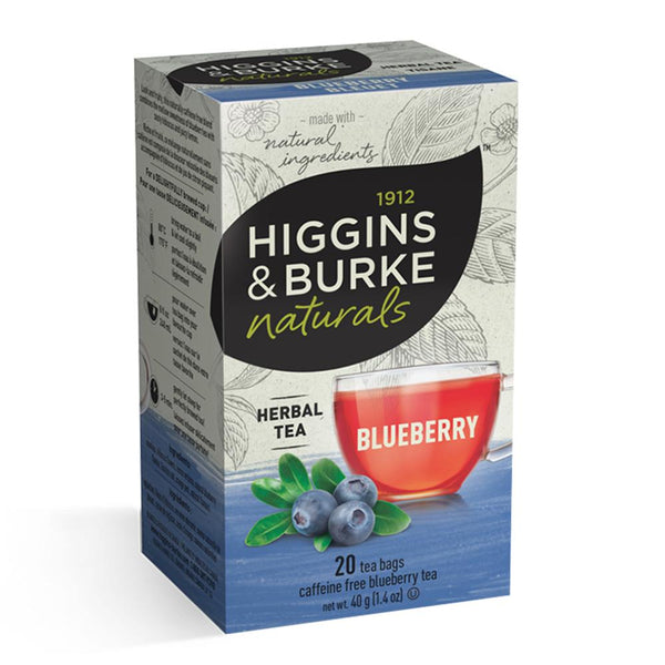 Higgins & Burke Naturals Blueberry Filterbag Tea 20 Count
