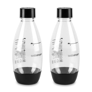 SodaStream Black 0.5L Carbonating Bottle, Set of 2