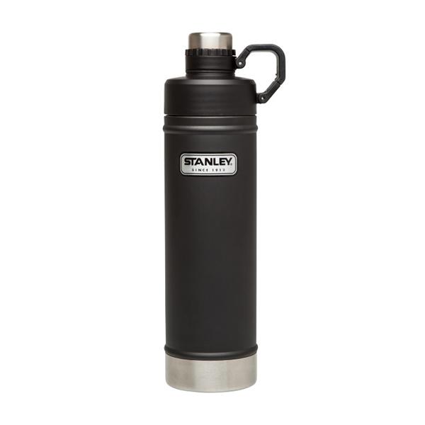 Stanley Classic Stainless Steel Water Bottle 25 oz, Matte Black