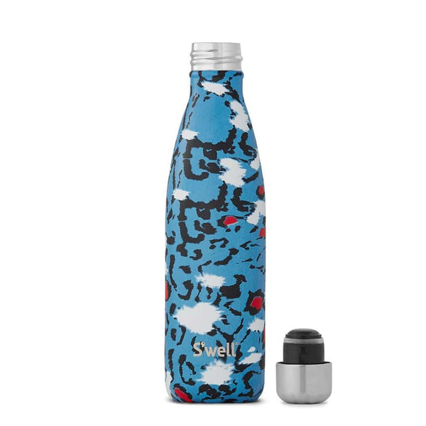 Swell Azure Leopard Water Bottle, 17 oz.