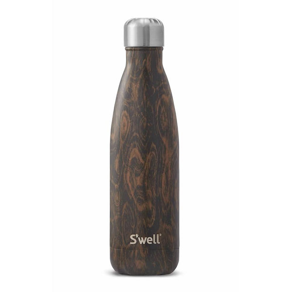 Swell Wenge Wood Water Bottle, 17 oz.