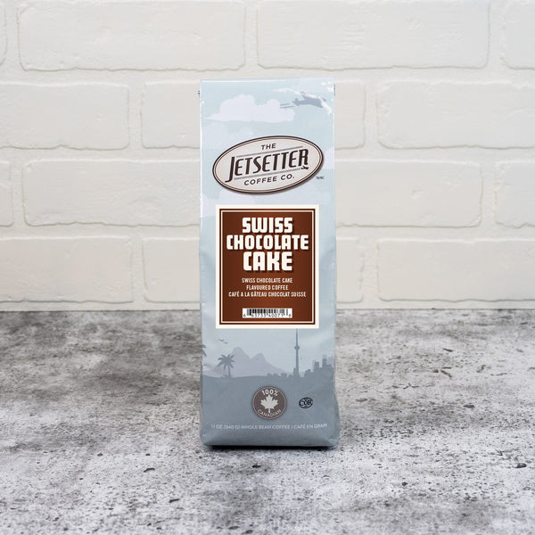 Jetsetter Swiss Chocolate Cake Whole Bean Coffee 12 oz.