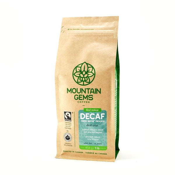 Mountain Gems Swiss Water Decaf Fair-trade Certified Organic Coffee, 1 lb