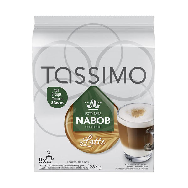 Tassimo Nabob Latte 8/8 T-Discs