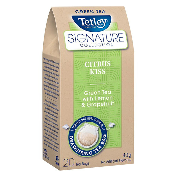 Tetley Signature Collection Citrus Kiss Filterbag Tea 20 Count
