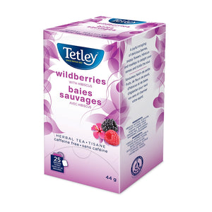 Tetley Wildberries with Hibiscus Tea 25 Count