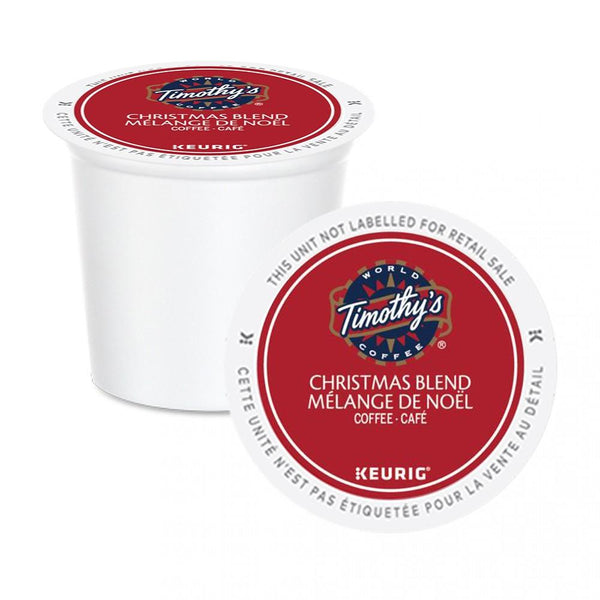 Timothy's Christmas Blend K-Cup Pods 24 Pack