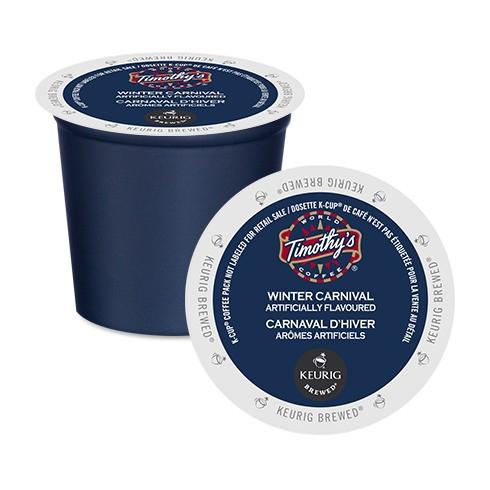 Timothys Winter Carnival Single Serve Coffee 24 Pack