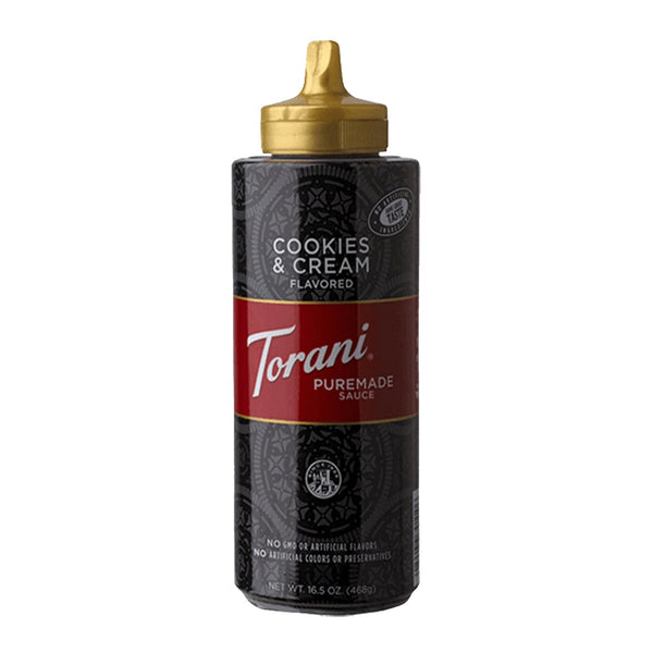 Torani Puremade Cookies & Cream Sauce, 16.5 oz