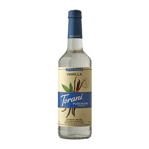 Torani Puremade Zero Sugar Vanilla Syrup, 750 ml