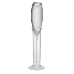 Trudeau Battery Operated Milk Frother, SIlver