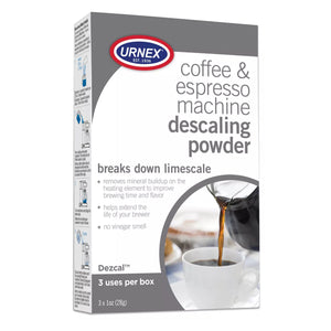Urnex Dezcal™ Coffee & Espresso Machine Descaling Powder, 3 Pack