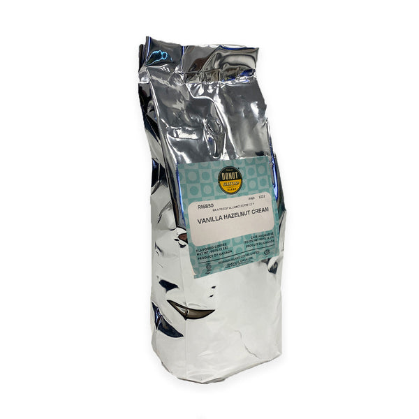 Authentic Donut Shop Vanilla Hazelnut Cream Whole Bean Coffee 2 lb