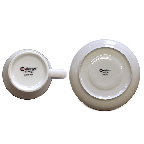Cuisinox Set of 4 Espresso Cups, White