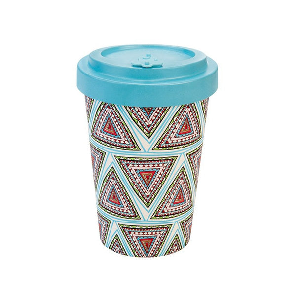 Woodway Bamboo Cup 400ml, Aztec Blue
