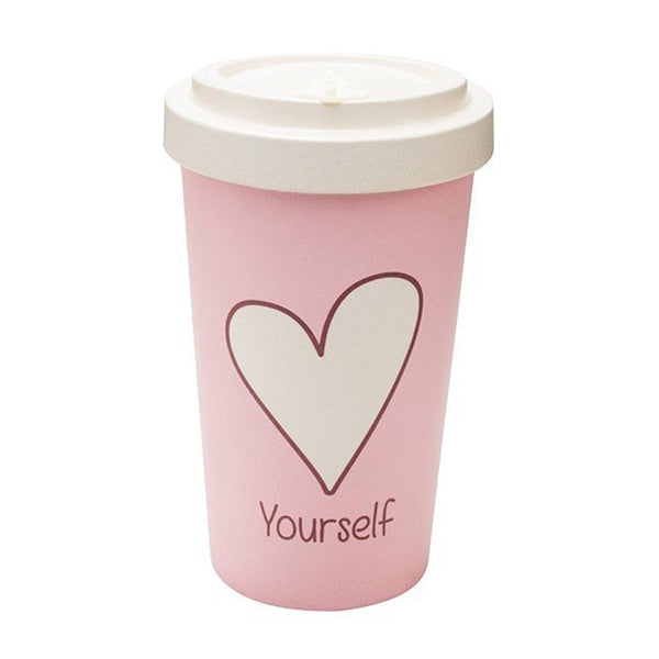 Woodway Bamboo Cup 500ml, Love Yourself