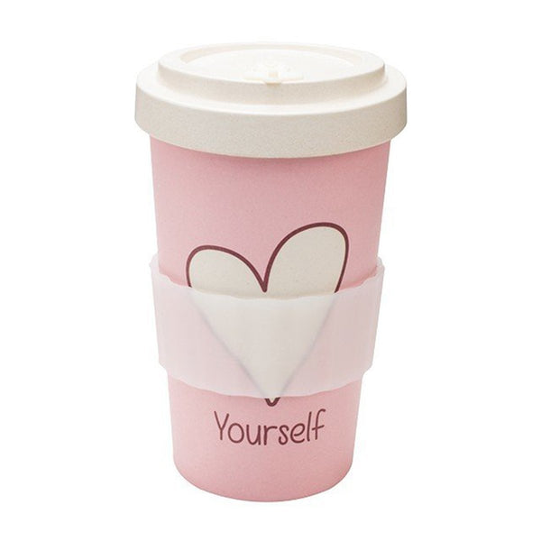 Woodway Bamboo Cup 500ml, Love Yourself